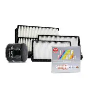 NGK Iridium Spark Plugs+NTK Filter Service Kit for Hyundai iload imax H1 TQ 2.4L