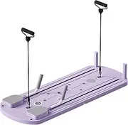 Pilates Reformer Set, Pilates Reformer Board for Home - Pilates Reformer - Light Weight - Automatic Rebound Abdominal Roller Multi-Purpose Pilates Device for Home Training