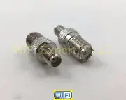1 x SMA Female Plug to Mini-UHF Female Jack RF Coax Adapter Connector Converter