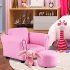 Children Sofa Kids Toddler Couch Lounge Chair Ergonomic Armchair with Footstool