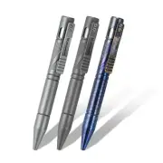 4.8" Titanium Alloy Working Office Ballpoint Signature Business Pen G2 Refills