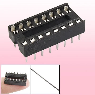 30 Pcs 16 Pin 2.54mm DIP IC Socket Solder Type Adaptors