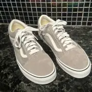 Vans Unisex Off The Wall 508731 Gray Casual Shoes Sneakers Size M 8 W 9.5 NEW A1