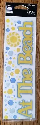 CLOUD 9 By Fiskars Epoxy Shapes Rain Drop ~At The Beach ~ 3D Scrapbook Stickers