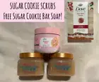 Dove X Crumble Confetti Cake Body Scrub, Tree Hut Sugar Cookie, Free Soap!
