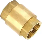 Vertical Check Valve - Intermediate Brass Valve | Anti-backflow Check Valve | Brass Vertical Check Valve 4 Points 6 Points 1 Inch Female Threaded Anti-Backflow Check Valve for Well, Pump, Tank,