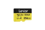Lexar 256GB GOLD microSDXC UHS II U3 Memory Card [LMSGOLD256G-BNNNG]
