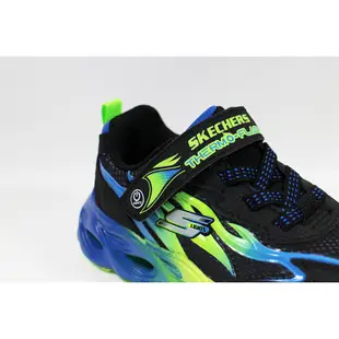 (D8) SKECHERS男童 童鞋 兒童運動鞋  THERMO-FLASH 燈鞋 400103LBBLM