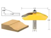 3-1/2" Diameter Ogee Bead Raised Panel Router Bit - 1/2" Shank - Yonico 12140