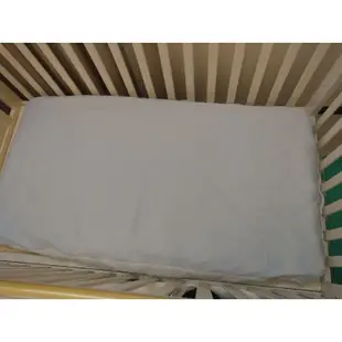 二手極新 嬰兒床130*70cm床包式防水保潔墊素色（有鬆緊帶）不含床墊