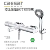 在飛比找蝦皮購物優惠-(LS)Caesar 凱撒 溫控 控溫沐浴混合龍頭 原廠全配