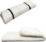 Futon Mattress, Japanese Floor Mat with Portable Storage Bag, Roll Up Thick Tatami Mattress, Folding Sleeping Pad, Floor Lounger Guest Bed for Camping Couch