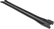 Car Accessories Side Skirts Extension Splitters Body Apron Lip Winglet Carbon Fiber Look ABS Compatible for Audi A4 2017 18 2019 2021 2023(Carbon Fiber Look)