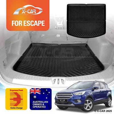 Heavy Duty Cargo Rubber Mat Boot Liner Luggage Tray for Ford Escape 2016-2021