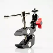 Multi-Functional Super Clamp with Mini Ballhead Magic Arm for Monitors