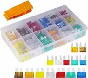 220pcs Assorted Mini Fuse Blade Fuses Set Auto Car Truck Assortment Kits