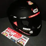 萊特 機車精品貼紙 SHOEI X14 專用 3M反光贊助貼紙