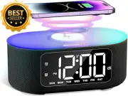White Noise Machine & Alarm Clock with 25 Sounds, Bluetooth Stereo Speaker, 15W