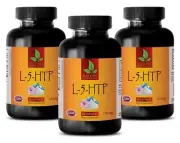serotonin gaba - L-5-HTP - 5-htp natural factors - 3 Bottles (180 Capsules)