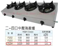 在飛比找Yahoo!奇摩拍賣優惠-【民權食品機械】三熱四口中壓海產爐/鍋燒爐/商用瓦斯爐/營業