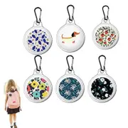 6pcs Case for Airtags Holder Cute Silicone Protective Tracker Case Cover for Apple Wallet Luggage Pets-Each of Style