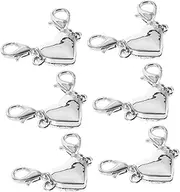 DOITOOL Elegant Heart Design Magnetic Clasps Locking Jewelry Clasp Converter Necklace DIY Jewelry Accessories