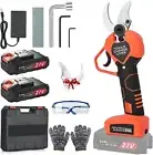 Electric Pruning Shears, Professional Cordless Electric Secateurs Battery Powere