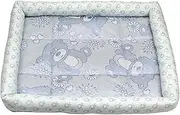 Pet Bed for Dog Cooling Accessories Puppy Baskets Supplies Large Beds Mat Pets Products Dogs Accessory Bedding Sofa Cats Medium(Light Blue,S)