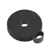 Reusable Cable Ties Hook and Loop Cord Strap 5.5 Yard x 0.8 Inch Black 1 Roll
