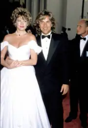 Melanie Griffith & Don Johnson at 61st Academy Awards - Arri - 1989 Old Photo 2