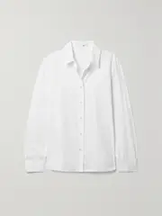 [The Row] The Row - Sadie Cotton-poplin Shirt - White - US10 US 10 White