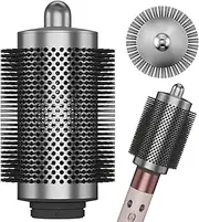 Large Round Brush Attachment for Dyson Airwrap,Bigger Oval Round Volumizing Brush for Dyson Airwrap Accessories Gray Designed to Perfectly for Air wrap HS01 HS05