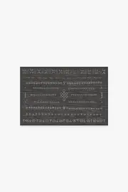 60' x 90' | Machine Washable Runner Rug | Kid & Pet Friendly | Indoor Rug | Astrid Soft Black Rug | Ruggable