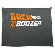 Back To The Boozer Alcohol - Funny Novelty Soft Sport Microfiber Towel