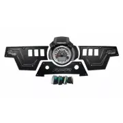 6 Switches CNC Aluminium Black Dash Panel with 4 Switch For Polaris RZR XP 1000