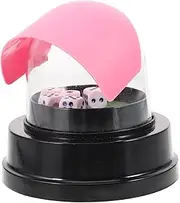 TOBBOMEY Mini Dice Cup Electric Design Plastic Dice Shaker for Bar for Gaming Ktv Gatherings Random Color