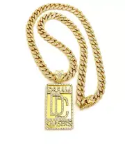 DREAM CHASERS PIECE WITH 12mm 24" ICE BLING MIAMI CUBAN CHAIN