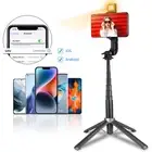 Tall Extendable Selfie Stick Phone Tripod for 4''-7'' iPhone and Android Phones