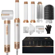 Blow Dryer Brush 7inONE,110000RPM High-Speed Negative Ionic Hair Dryer with D...