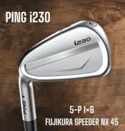 Lefty PING i230 Iron 5 P 6 pcs FUJIKURA SPEEDER NX 45 Left
