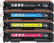 Generic 206X Value Pack Replacement for HP W2110X, W2111X, W2112X & W2113X for use with HP Laserjet PRO M255, PRO M282 & PRO M283 (1BK 1C 1M 1Y), High Yield