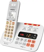 Uniden - SSE45W - White Sight & Sound Enhanced Cordless Digital Phone System