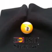 Competition 7ft STRACHAN 6811 Pool Snooker Billiard Table Cloth Felt BLACK