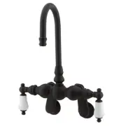 Elements Of Design DT0815PL Double Handle Wall Mounted Clawfoot - Bronze