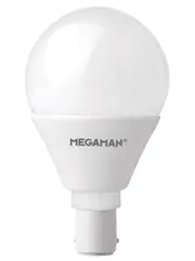 3.5 Watt : LED Fancy Round / Classic B15 Warm 2800K 25,000hrs : Megaman