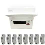 Garo Diamond Metal Clad Consumer Unit 100A Isolator 10 Way 6 MCBs G10S8CD+8MCB