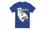 Avatar: The Last Airbender Unisex Adult In Flight Appa T-Shirt (Royal Blue) - UTTV18355