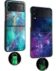 For Samsung Galaxy Z Flip 3 5G / Z Flip 4 5G Shockproof Glow Rugged Case Cover