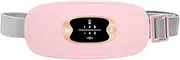 Portable Cordless Heating Pad, Electric Fast Heating Waist Belt with 3 Heat Settings and 3 Vibration Massage Modes, Back or Belly Warming Waist Belt Device for Women Period Pain