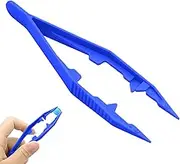 Acunny Tweezers for Crafts, Tweezers for Children, Grooved Craft Pliers, Tools, Bead Tweezers, Picking Tool, Compact Jewellery Making Tools for Jewellery Making in Crafts